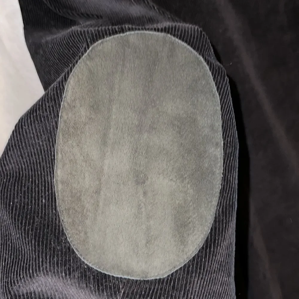Monsieur Adolfo 49L-50L Black Corduroy Blazer Sport Jacket